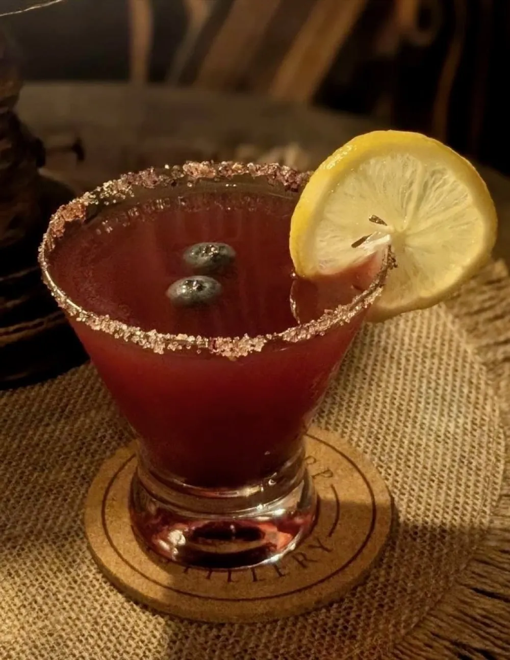 Flapper's Fringe cocktail served at Antwerp Distillery